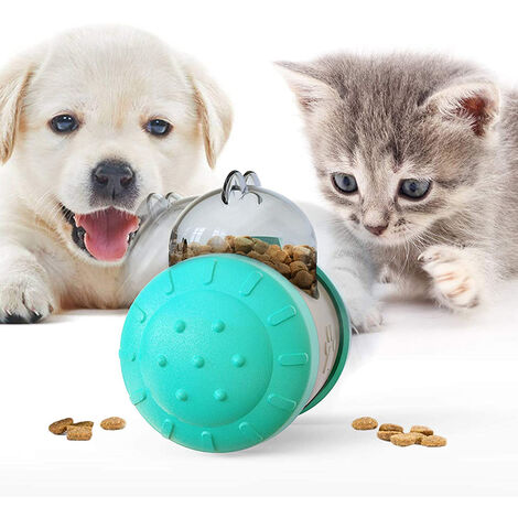 Juguete interactivo de alimentos para perros y gatos, dispensador de comida  para mascotas, vaso dispensador de alimentos para perros, juguete de