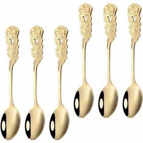 Juego de utensilios de cocina de silicona blanca y dorada con soporte para  utensilios dorados: el juego de 17 piezas incluye tazas y cucharas