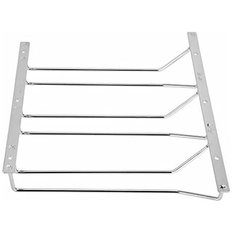 Soporte para Colgar Copas Colgador de Copas Triple Acero Cromado 27cm