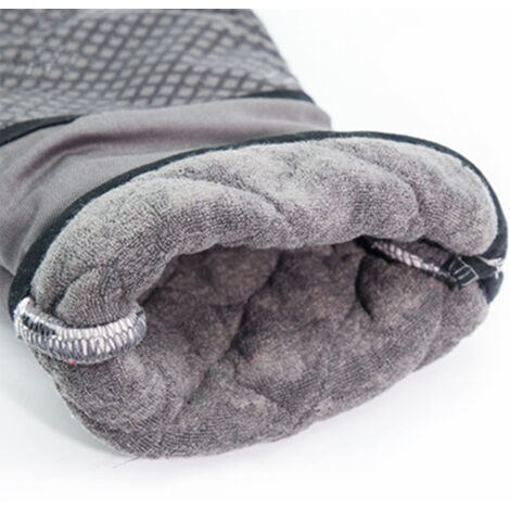 Guantes Cocina Horno Plateado