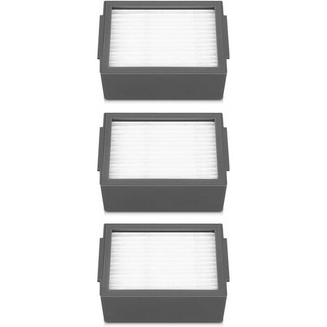 kwmobile Piezas de repuesto compatibles con Roomba - Serie E5 / i7 / i7+  Kit de accesorios de repuesto de 8 piezas con 3 filtros, 3 cepillos