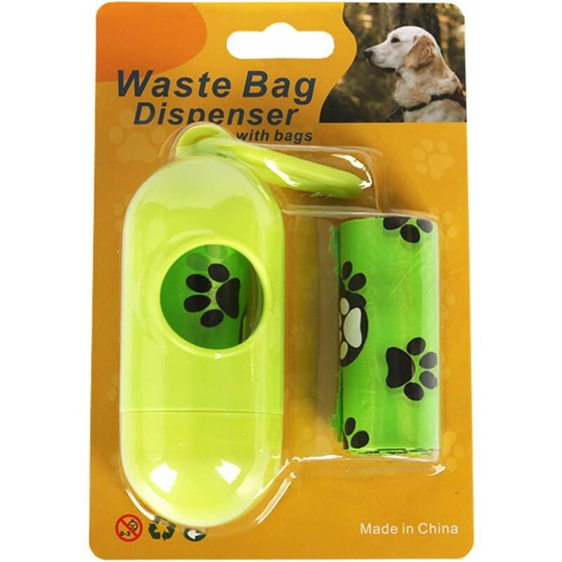Portable Dog Poop Biodegradable Bag Dispenser Pouch Pet Puppy Cat Pick Up  Poop Bag Holder Pets Supplies Garbage Bags