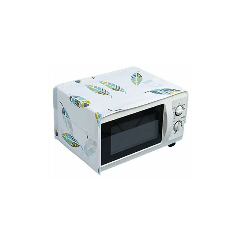 Microwave/multi-function Oven Dust Proof Cover Grease Cover With Pocket  Kitchen Protector(feather Pattern)