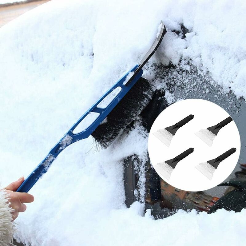 4 Pcs Car Ice Scraper Windshield Window Frost Shovel Snow Removal Crusher  for Car Auto Small Trucks