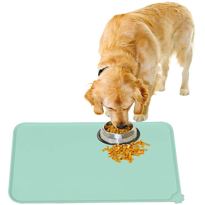 Dog Bowl Mat Cat Food Mats Wipe Clean Silicone Pet Dog Food Mat Cloud Shape  Waterproof Pet Feeding Mat Dog Licking Mat
