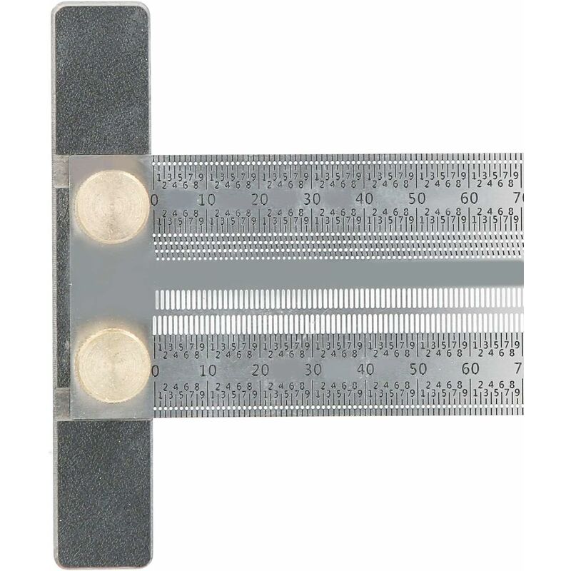 Stainless Steel Scribing Ruler, T Type, Marking Ruler, Precision