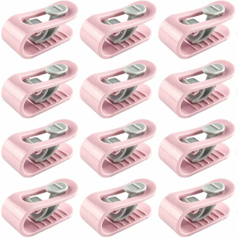 12pcs Bed Sheet Holder Clips Plastic Bed Sheet Clips No-slip Bed Sheet  Fastener Household Sheet Fixing Clamp Keeping Your Sheets On Your Mattress  No E