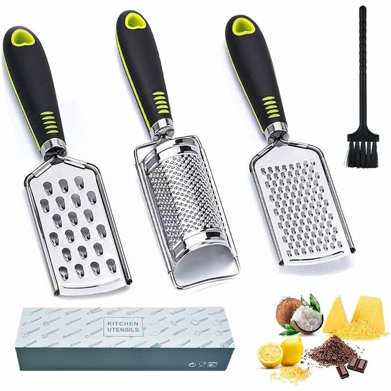 Cheese Grater Stainless Steel Square Comfortable Grip Coarse Grater with  Hanging Coarse Grater with Hanging Loop Hand Held Stainless Steel Square  Comfortable Grip Cheese Grater for Kitchen 