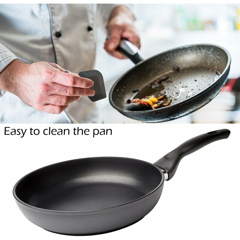 2pcs/set Grill Pan Scrapers Cast Iron Skillets Frying Pan Cleaners Pc  Scraper Cast Iron Pot Cleaning Scraper Kitchen Cleaning