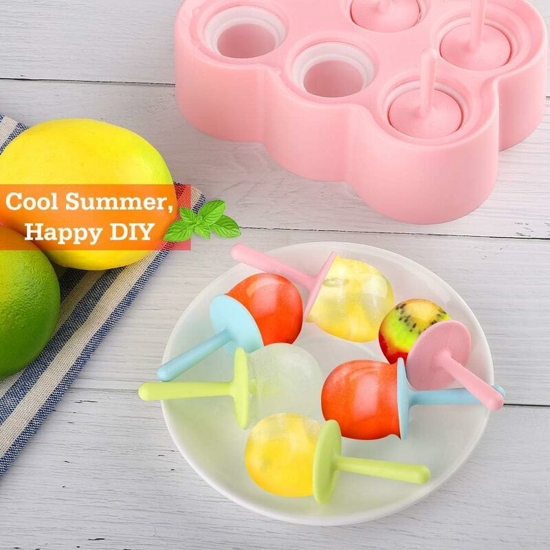 Stainless Steel Popsicle Molds With Sticks. Easy Popsicle Mold Set For  Kids. 6 Bpa Free Popsicle Molds + Holder, Leak Proof Silicone Seal, And  Popsicl