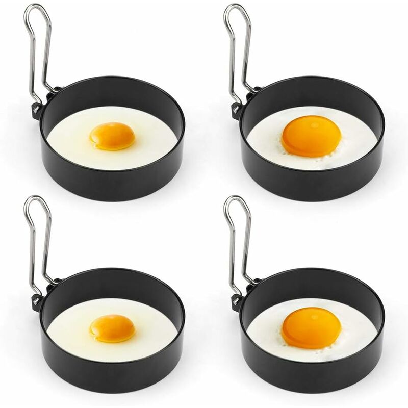 Durable Fried Egg Mold Flexible Safe Square Round Fried Egg Ring