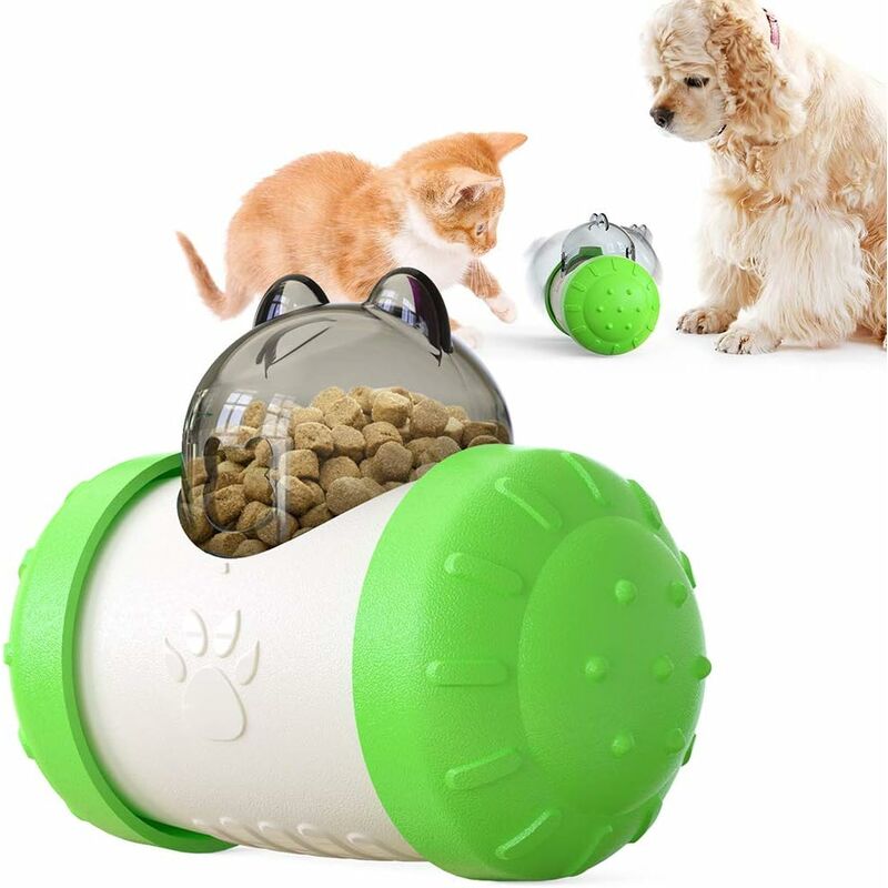 Pet Spring Treat Puzzle Toy Cat Treat Dispenser With Feather Spring Spring  Cat Treat Dispenser Toy Indoor Cat Food Dispensing Puzzle Toy Interactive