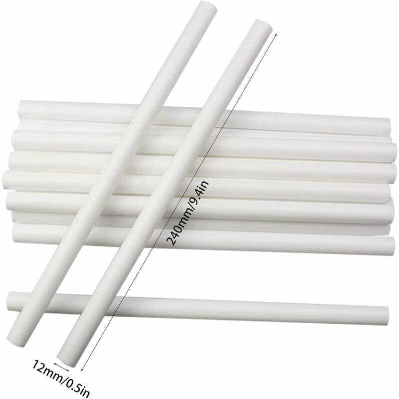 Buy 48 Pieces Plastic Cake Dowel Rods White Cake Dowels for Tiered