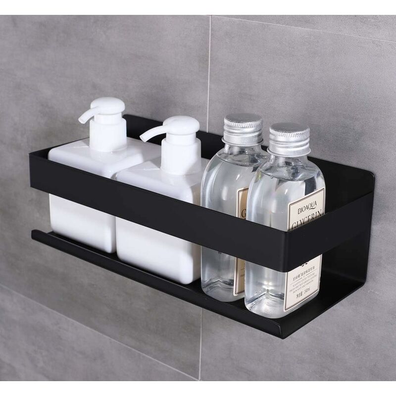 2-Pack Adhesive Shower Caddy No Drilling Shower Racks Plastic For Inside  Shower & Kitchen Storage Cosmetic Storage - AliExpress