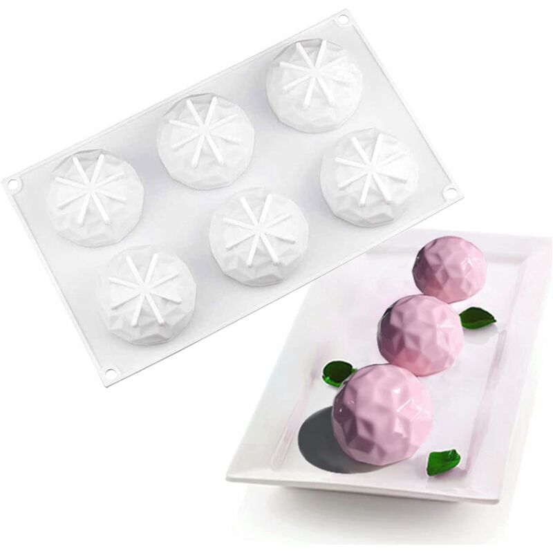  3 Pieces Snowflakes Silicone Molds 6 Cavity Christmas Blue Snowflakes  Silicone Cake Molds Chocolate Desserts Molds for Making Soap Candle Candy  Muffins Chocolates Cake Decoration : Home & Kitchen