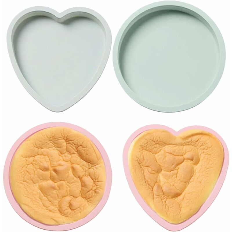 1pc 55 Heart Wax Melt Silicone Mold Pink Mini Sweet Candy Ice Cube Trays  Soap Chocolate Moulds for Valentine's Day Baking