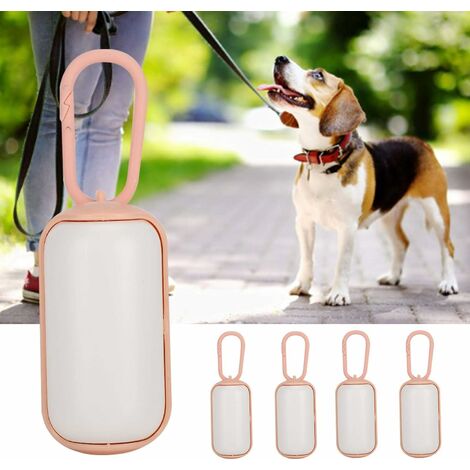 Dog Poop Bag Holder Waste Bag Knot Metal Carrier Leash Attachment Easy Clip  NEW