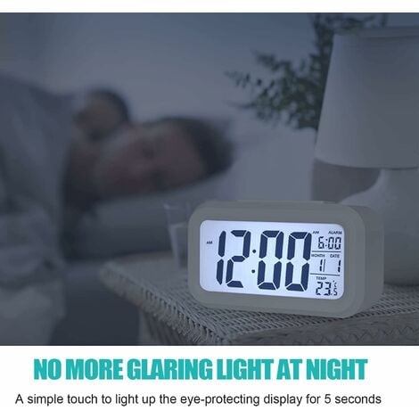 Digital Alarm Clock For Kids,battery Operated,snooze Function