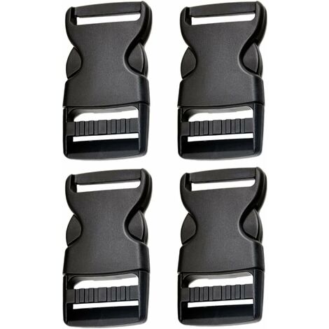 5 Sets 1 25mm Buckles Side Release Webbing Nylon Belt Strap Key Locking Protect Safety