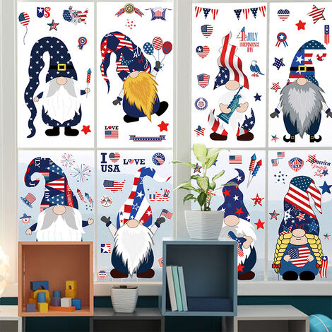 independence day window decoration