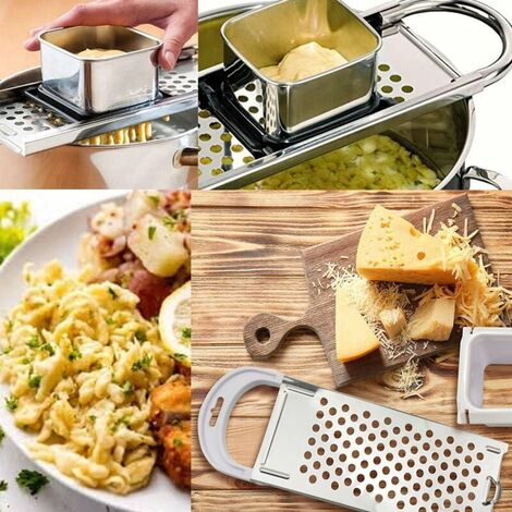 Premium 18/10 Grade Stainless Steel Spaetzle Maker with Comfort