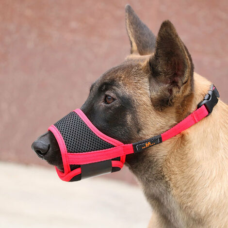 Dog muzzle to prevent clearance eating