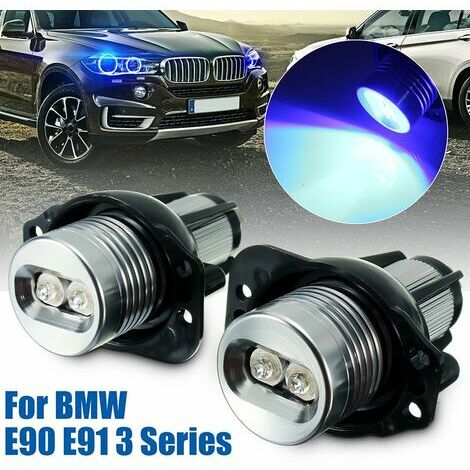 LED Angel Eyes LED Light 2pcs 12W Halo Ring Marker Light Angel Eyes Bulbs  for E90