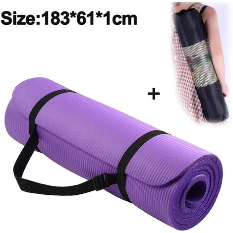 Yoga Mat, Non-Slip Exercise Yoga Mat, Workout Mat with Carry Strap