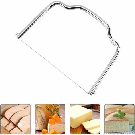 Cheese Wire Slicer Cutter Fast Cutting for Hard or Semi-Hard Block Cheeses  Steel