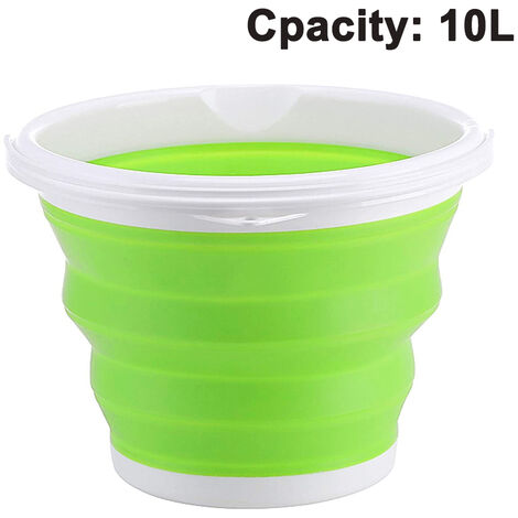 Collapsible Bucket With Handle, Portable Folding Buckets For
