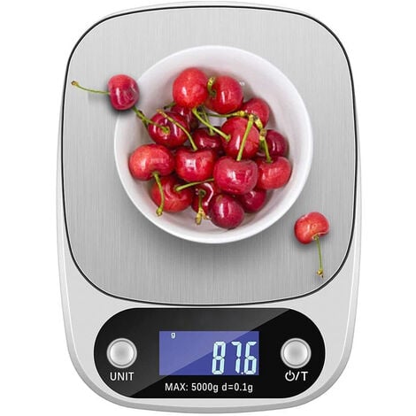 Digital Kitchen Scale,5Kg/0.01G Rechargeable Food Scale,High