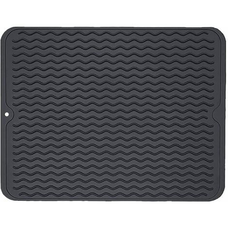 Silicone Drainage Mat Dish Drying Mat Drain Boards Heat Resistant Pad Non  Slip Placemat