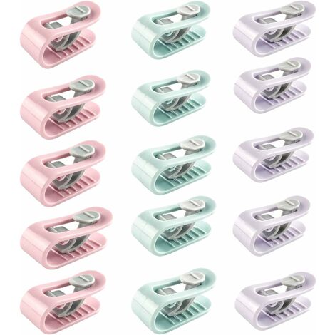 12pcs Bed Sheet Holder Clips Plastic Bed Sheet Clips No-slip Bed Sheet  Fastener Household Sheet Fixing Clamp Keeping Your Sheets On Your Mattress  No E