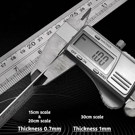 300 mm (12 inch) 50824 Stainless Steel Ruler: Best seller for