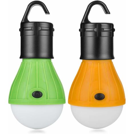 Le LED Camping Lantern Rechargeable Brightest Flashlight with 500lm 4 Green