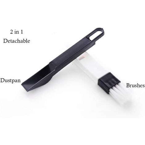 2pcs 2-in-1 Window And Window Sill Cleaning Tool, Detachable Slot