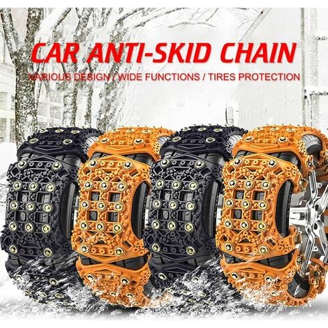 Snow Chains for Cars Tire Snow Chains Anti Slip Emergency Tire Chains  Anti-Skid Mud Chains