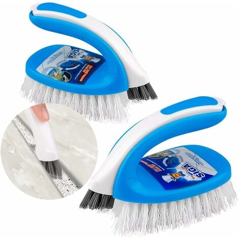Clorox Multipurpose Flex Scrub Handheld Cleaning Brush with Removable  Handle, Blue/White