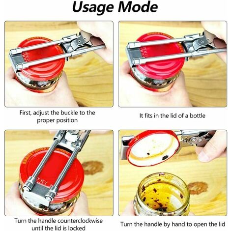 Adjustable Lid Multifunctional Retractable Bottle Opener Sta