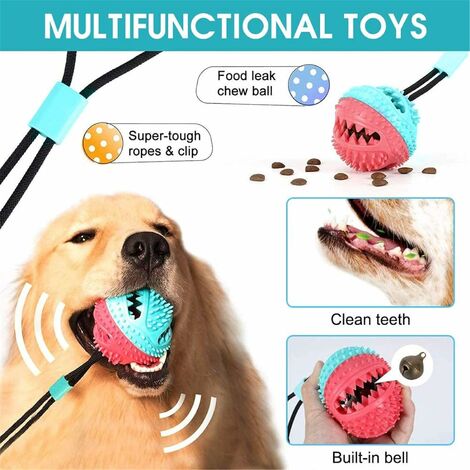 Suction Cup Dog Toy, Molar Dog Toy With Suction Cup, Interactive Pet Molar  Bite Toy For Small And Medium Dogs, For Molar Teeth Care And Cleaning Funct