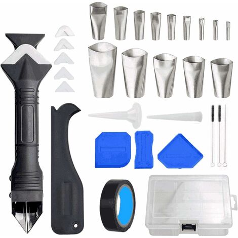 8 In 1 Silicone Remover Caulk Finisher Sealant Smooth Scraper Grout Kit  Tools For Kitchen Bathroom Window, Sink Joint Hand Tools