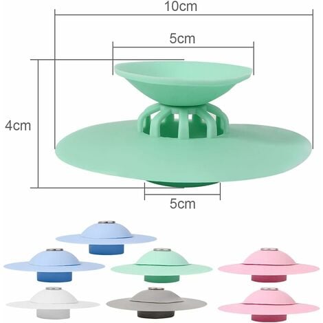 Universal Bathtub Stopper, Silicone Tub Stopper Bathtub Drain Stopper Plug For Kitchen Bathtub Sink Drains (2 Pack