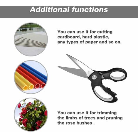 2.0mm Thick Pink Panda Style Kitchen Scissors, Multifunctional Stainless  Steel Poultry Bone Scissors, Seafood Scissors