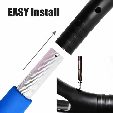 Snow Scraper With Brush Extendable Easy To Assemble And