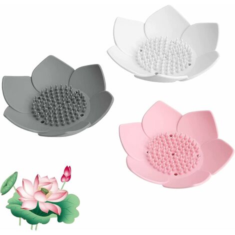 3 Pieces Lotus Soap Dish, Lotus ...