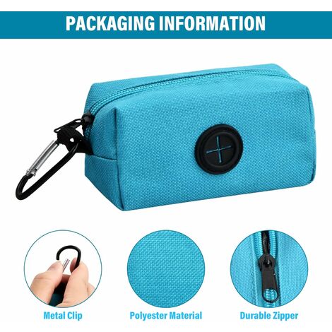 Dog Poop Bag Holder Reusable Dispenser for Travel Walking Park and Outdoor  Use Durable Puppy Pet Cleaning Supplies Accessories
