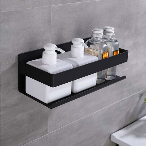 1pc Bathroom Storage Rack, Wall Shelf Organizer Without Drilling, Shower  Caddy, Kitchen Organizer