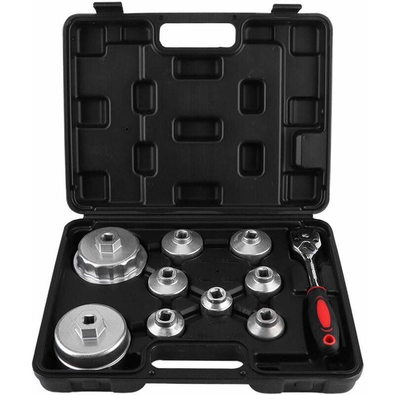 Ölfilterschlüssel, 10 Stück/Set Universal-Ölfilterschlüssel-Steckschlüssel-Entferner,  passend für Toyota Lexus
