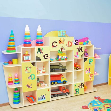 ABC-Wandaufkleber mit englischem Alphabet, Kinderzimmer-Wandaufkleber, Wanddekoration Tier-Wandaufkleber, Kinderzimmer, Baby-Kinderzimmer, Wohnzimmer