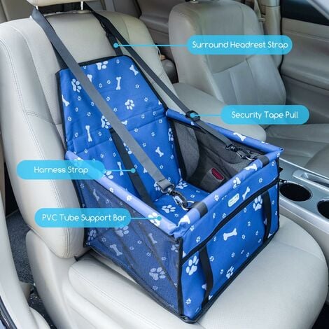 Nobleza – Autositze für Hunde, Auto-Rücksitz mit Sicherheitsgurt,  wasserdichte Hundeträger-Hängematte, Auto-Booster-Abdeckung aus  strapazierfähigem